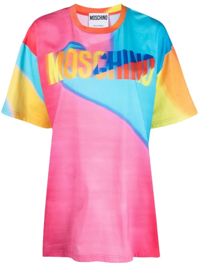 Moschino Moschino ロゴプリント オーバーサイズTシャツの商品画像