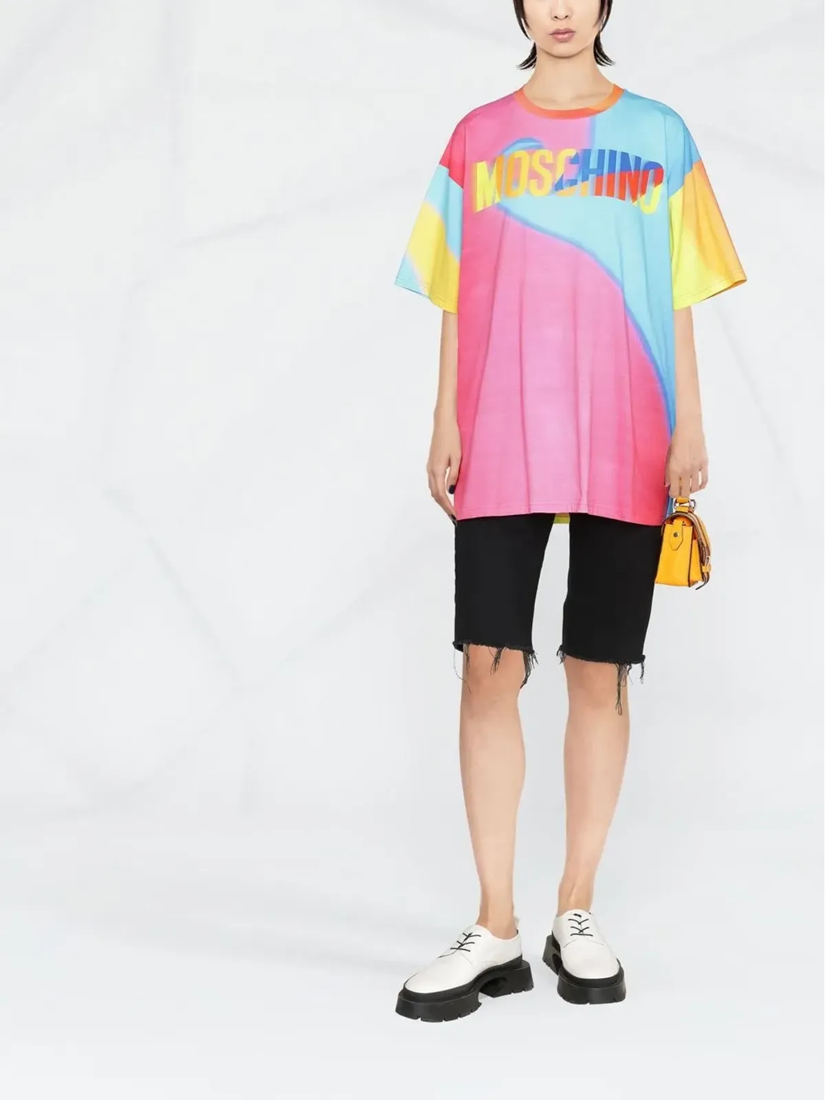 Moschino ロゴプリント オーバーサイズTシャツ - 画像2