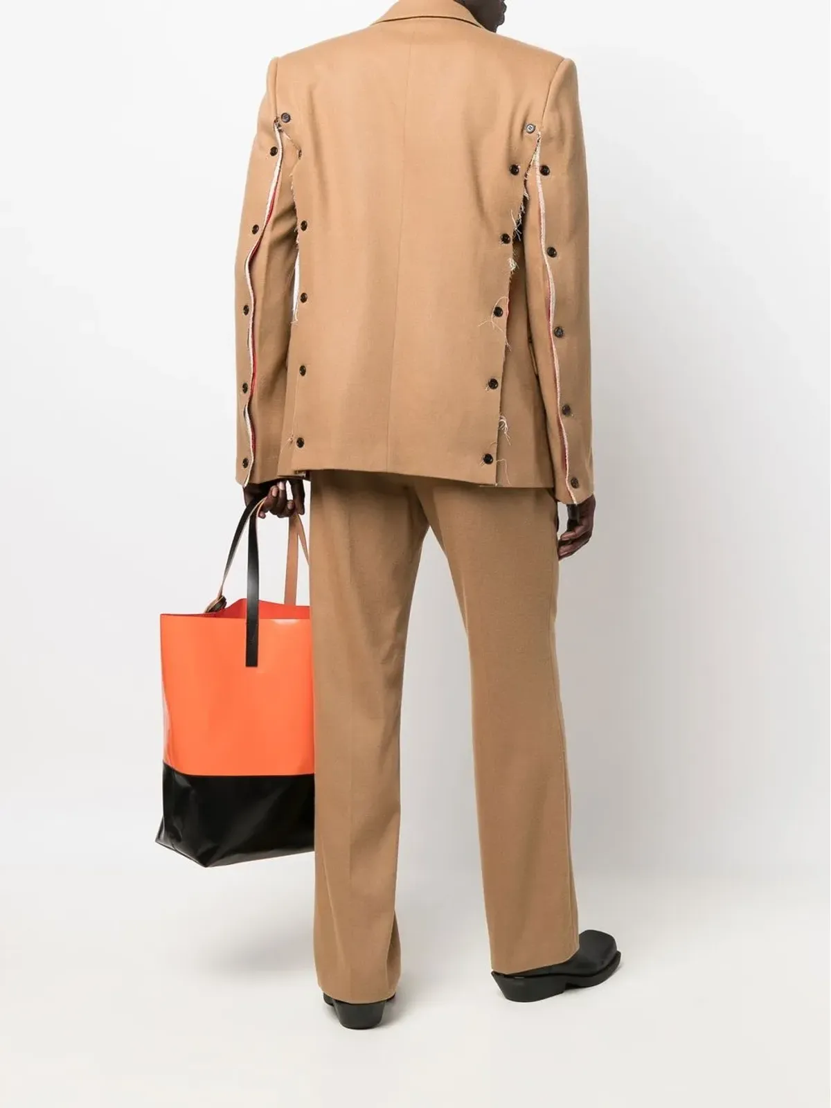 Marni ボタン留め シングルブレスト ブレザー - ブラウン - 画像2