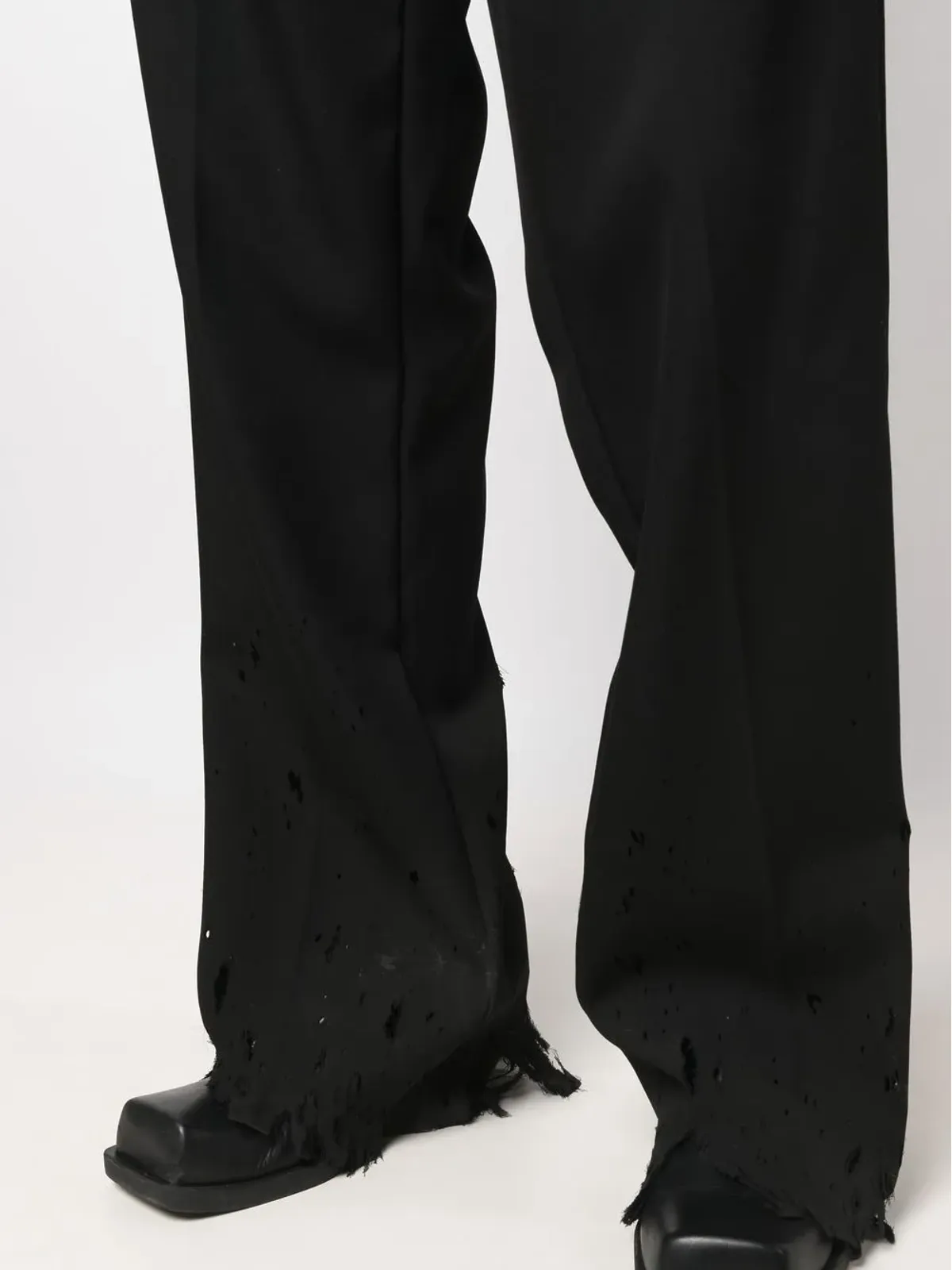 Marni ディストレスト・ストレートレッグパンツ - 画像5