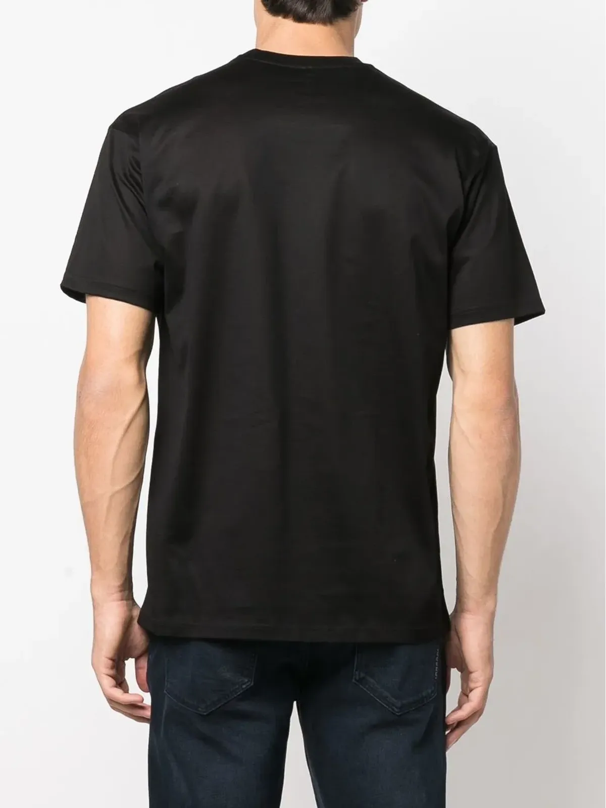 Low Brand 丸首半袖Tシャツ ブラック - 画像4