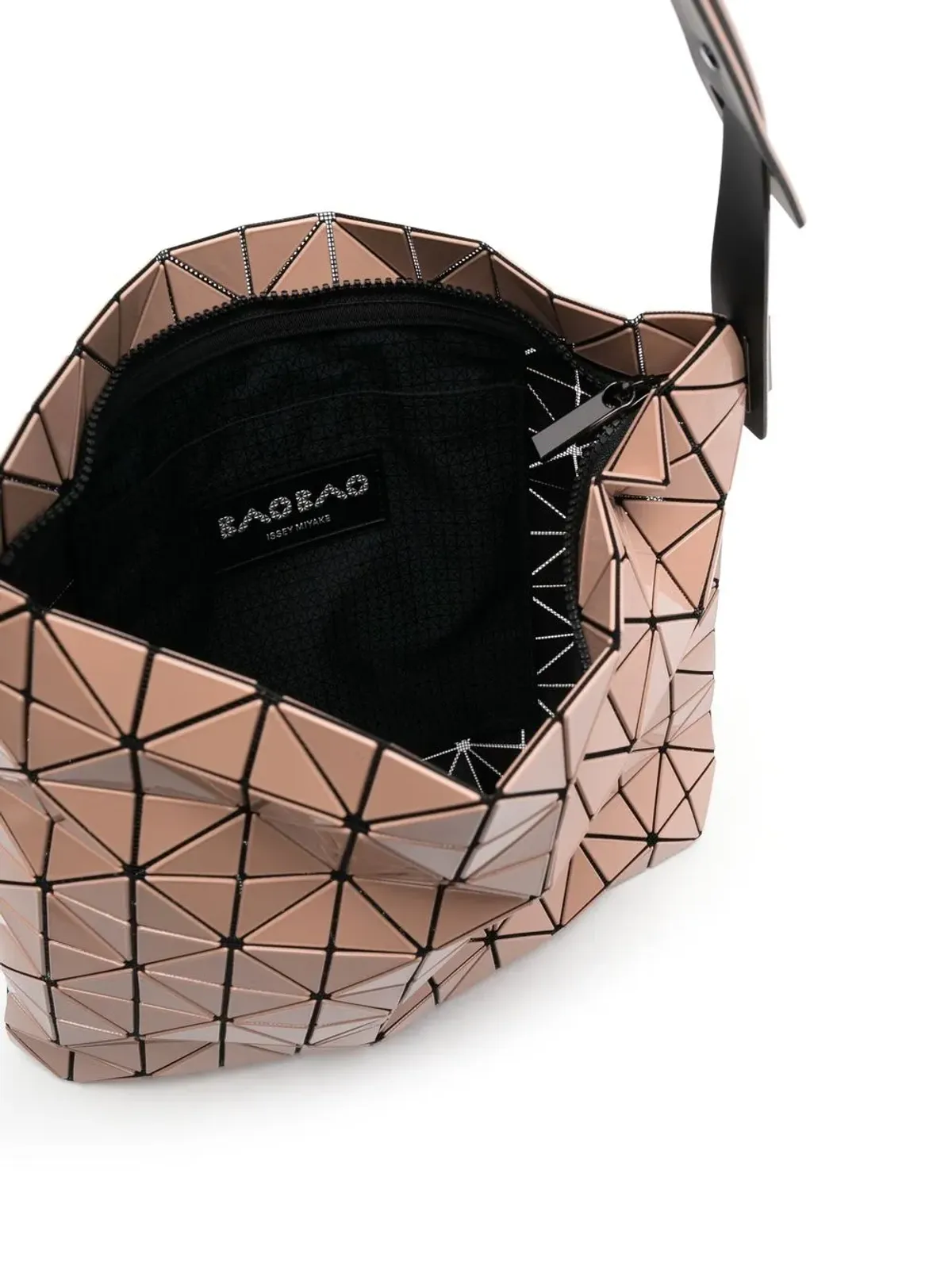 Bao Bao Issey Miyake 幾何学パターン フェイクレザー ショルダーバッグ - 画像5
