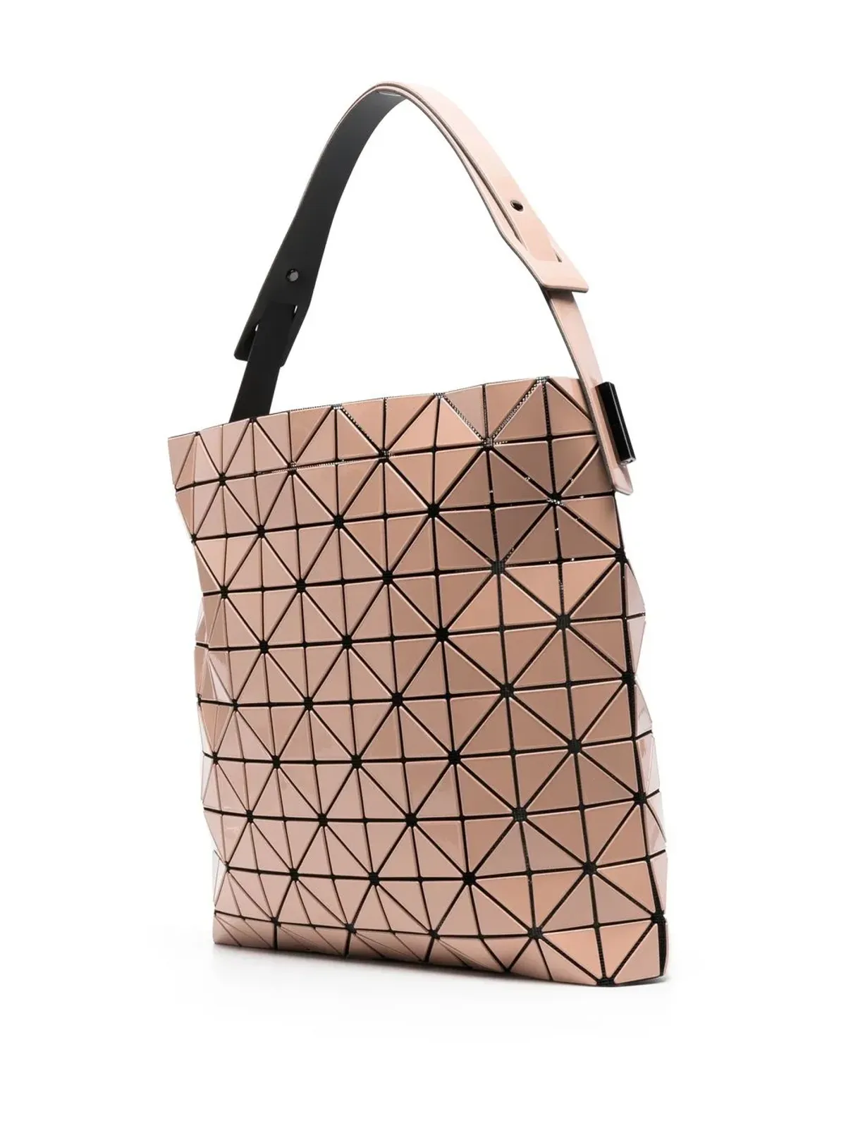Bao Bao Issey Miyake 幾何学パターン フェイクレザー ショルダーバッグ - 画像3