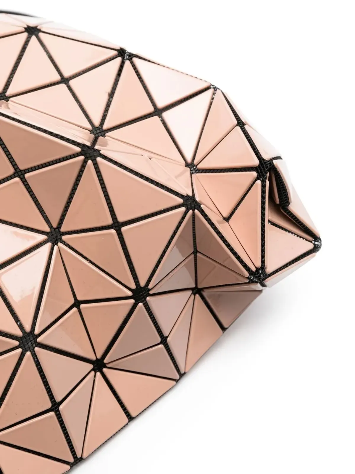 Bao Bao Issey Miyake 幾何学パターン フェイクレザー ショルダーバッグ - 画像4