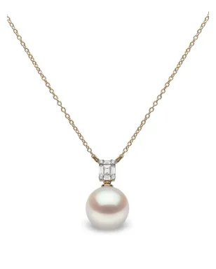 Yoko London 18ktイエローゴールド パールとダイヤモンド ネックレス - サムネイル1