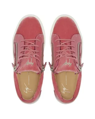 Giuseppe Zanotti ゲイル ベルベット スニーカー - サムネイル4