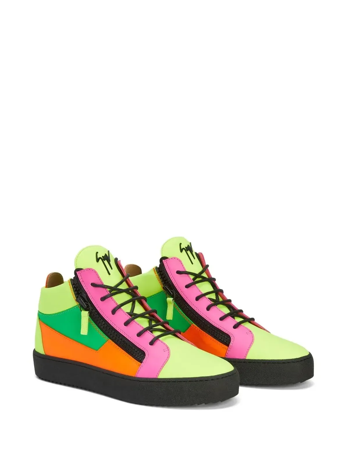Giuseppe Zanotti Kriss レースアップスニーカー - 画像2
