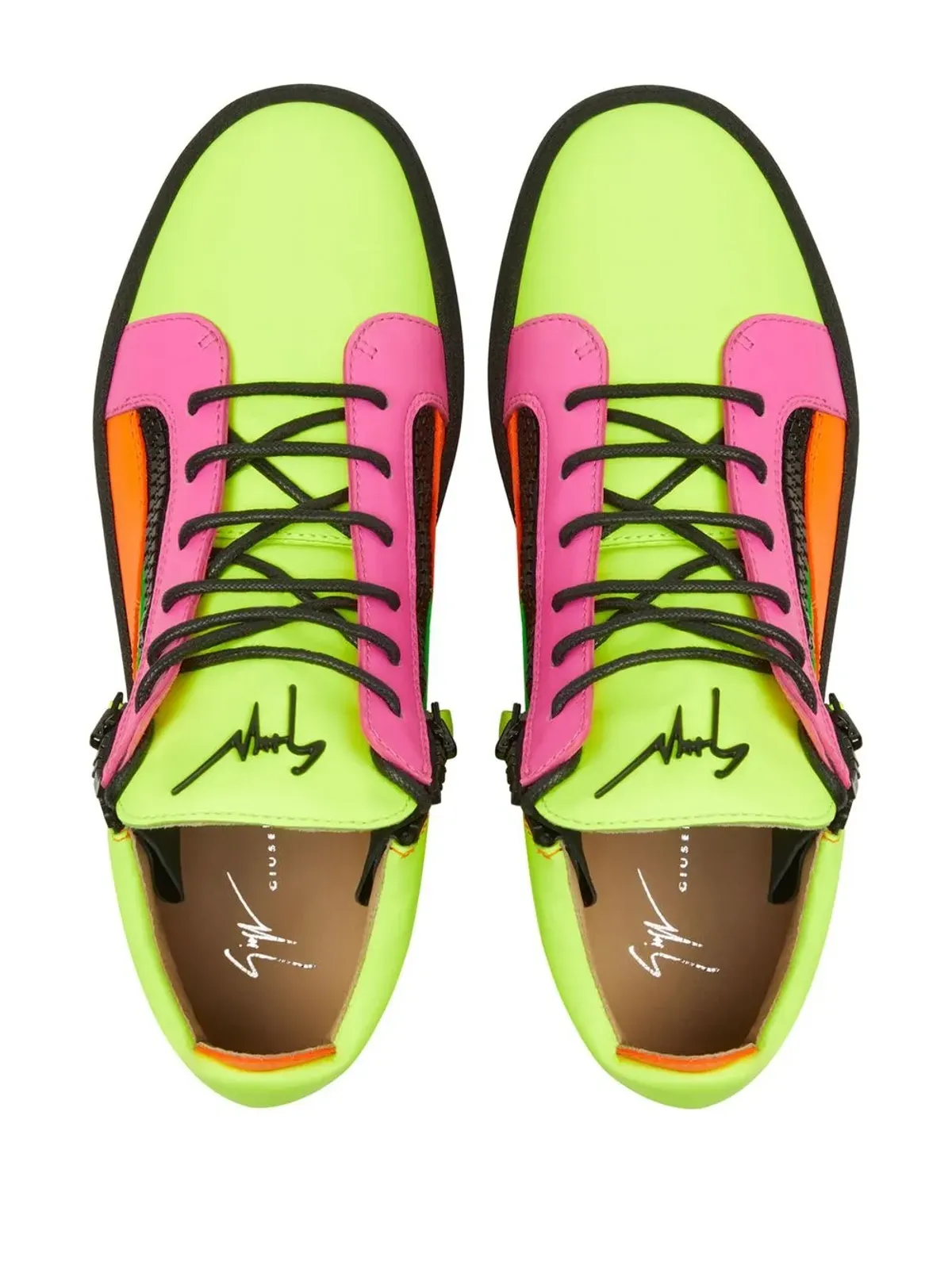 Giuseppe Zanotti Kriss レースアップスニーカー - 画像4
