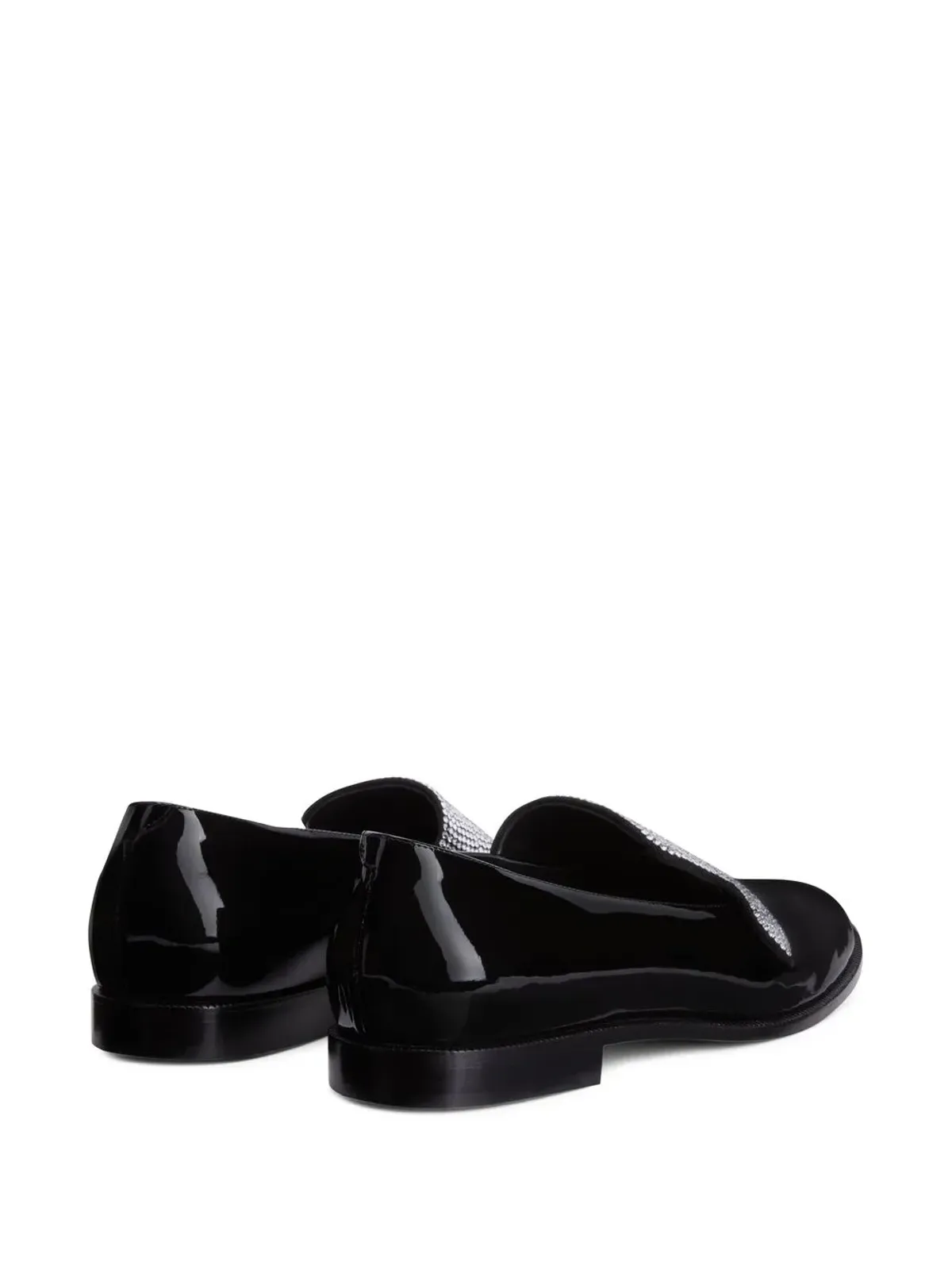 Giuseppe Zanotti エフラム クリスタルエンベリッシュド ローファー - 画像3