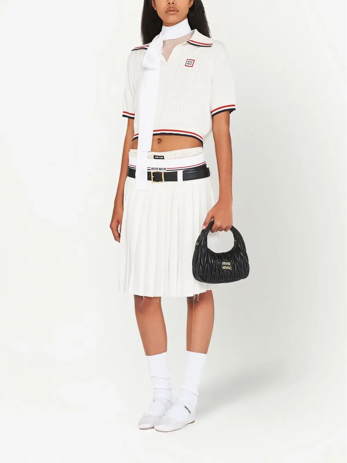 Miu Miu ミニ ワンダー マテラス ショルダーバッグ - 画像2