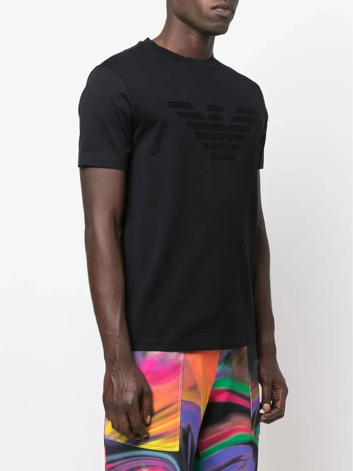 Emporio Armani ロゴプリント半袖Tシャツ - 画像3
