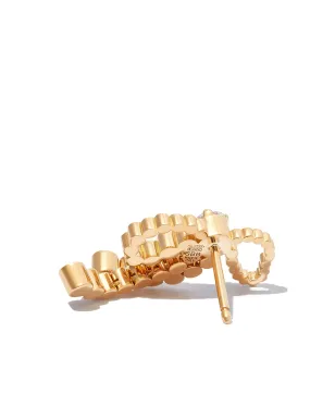 Sophie Bille Brahe 18金 イエローゴールド ボウ ダイヤモンドスタッドピアス - サムネイル2