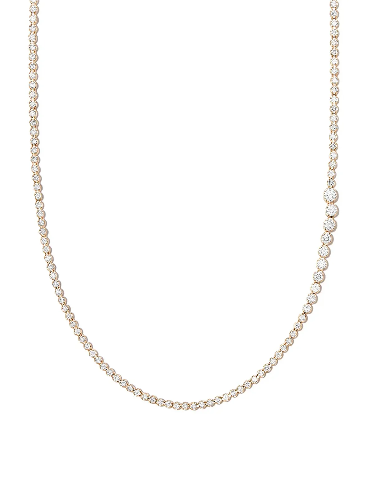 Sophie Bille Brahe 18K イエローゴールド ダイヤモンド テニスネックレス - 画像1