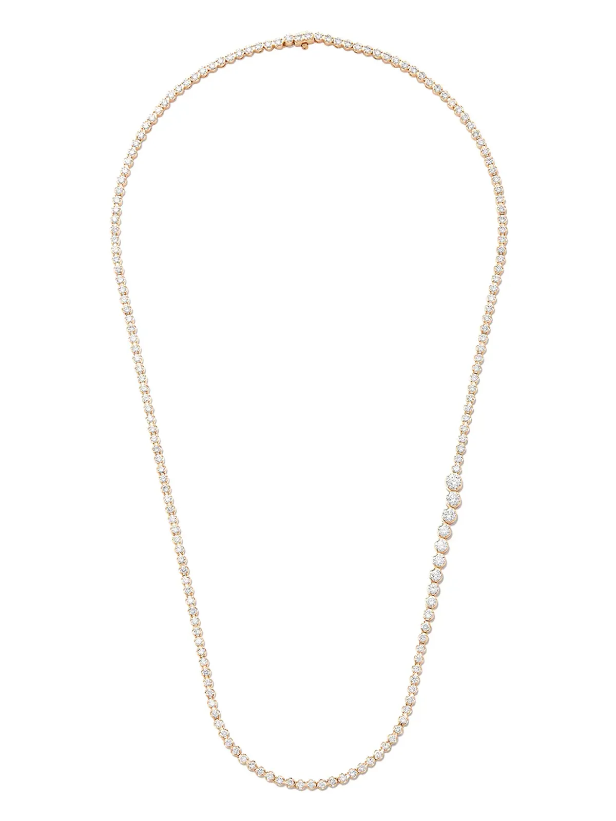 Sophie Bille Brahe 18K イエローゴールド ダイヤモンド テニスネックレス - 画像2