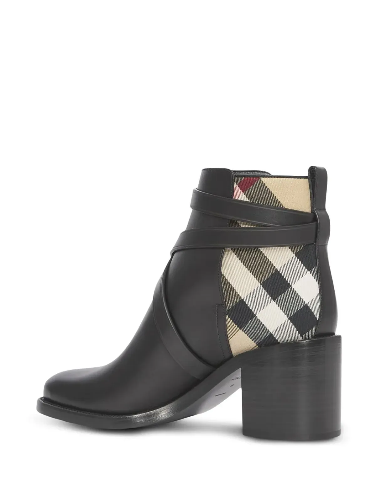 Burberry ハウスチェック ミッドヒール ブーツ - 画像3