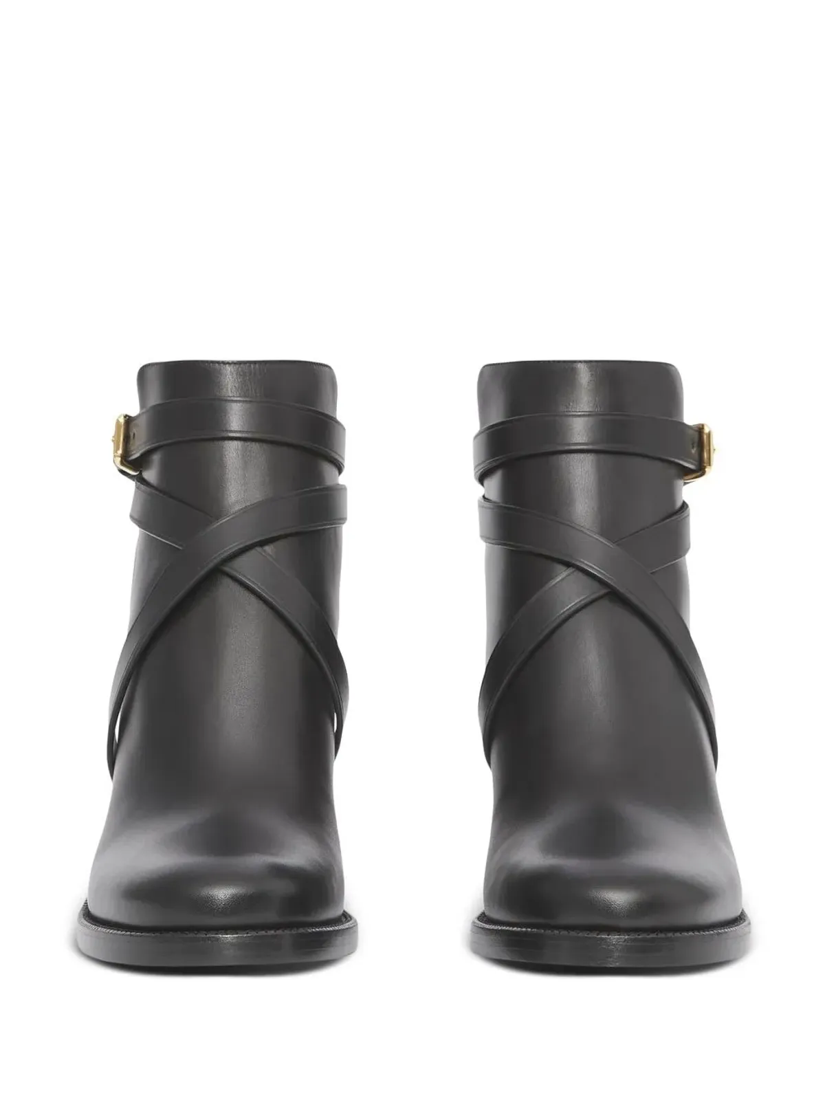 Burberry ハウスチェック ミッドヒール ブーツ - 画像4