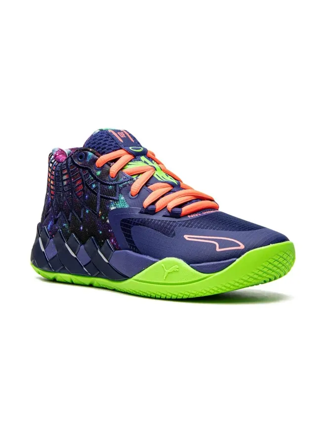 Puma Kids Puma Kids MB1 Galaxy エレクトロ ブルーグリーン ゲッコ スニーカーの商品画像