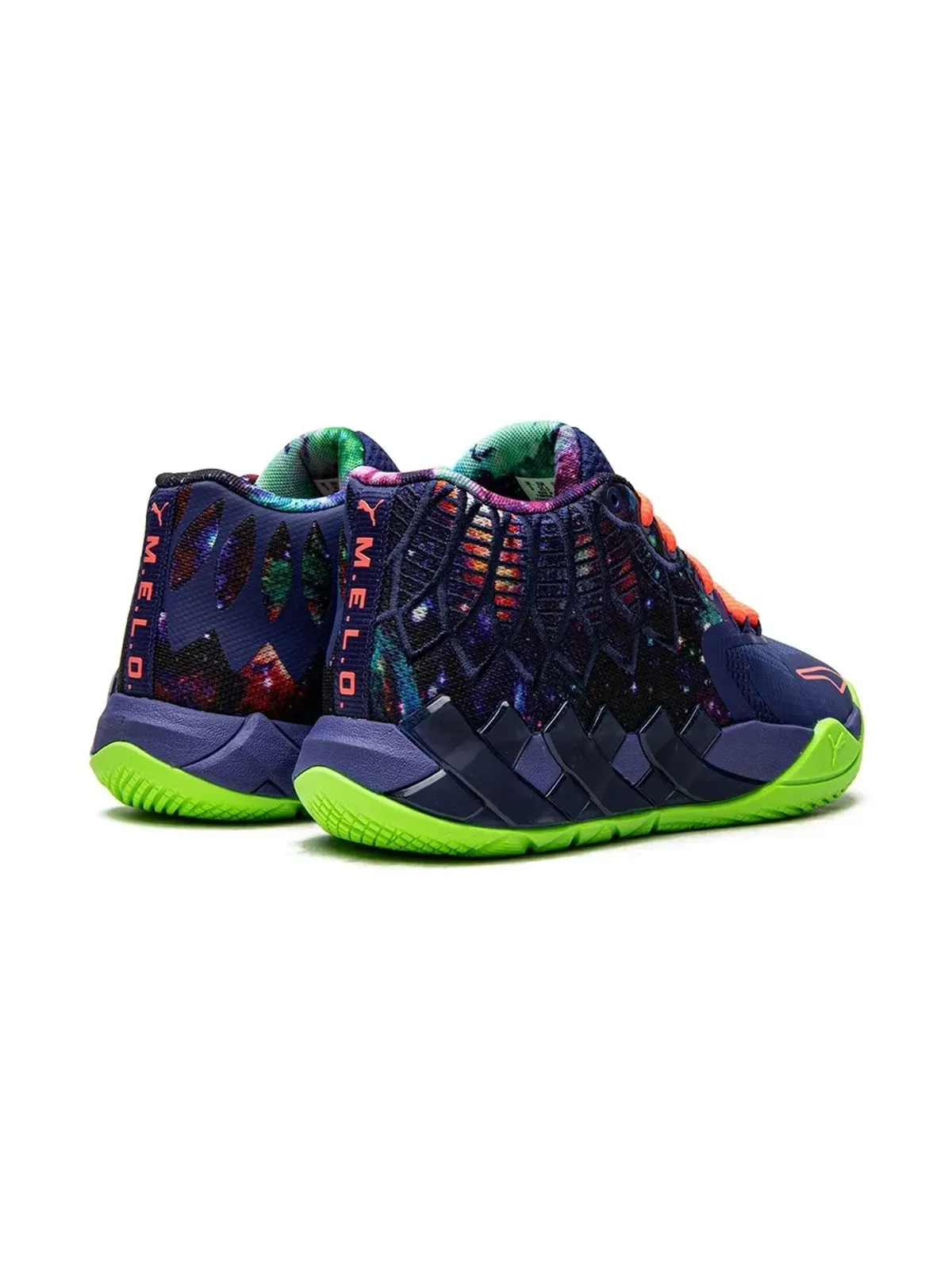 Puma Kids MB1 Galaxy エレクトロ ブルーグリーン ゲッコ スニーカー - 画像3