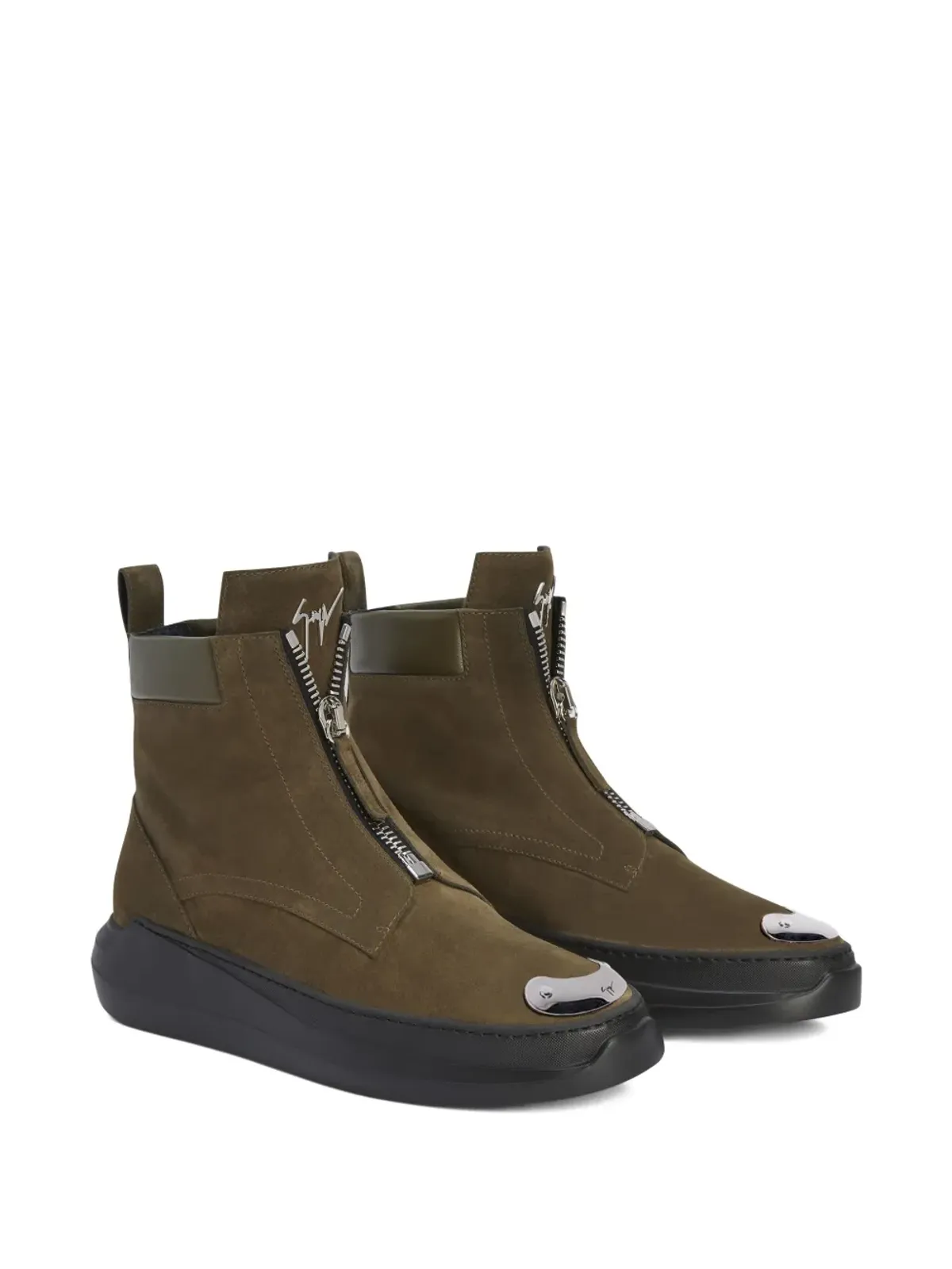 Giuseppe Zanotti デノエル ジップドブーツ - 画像2
