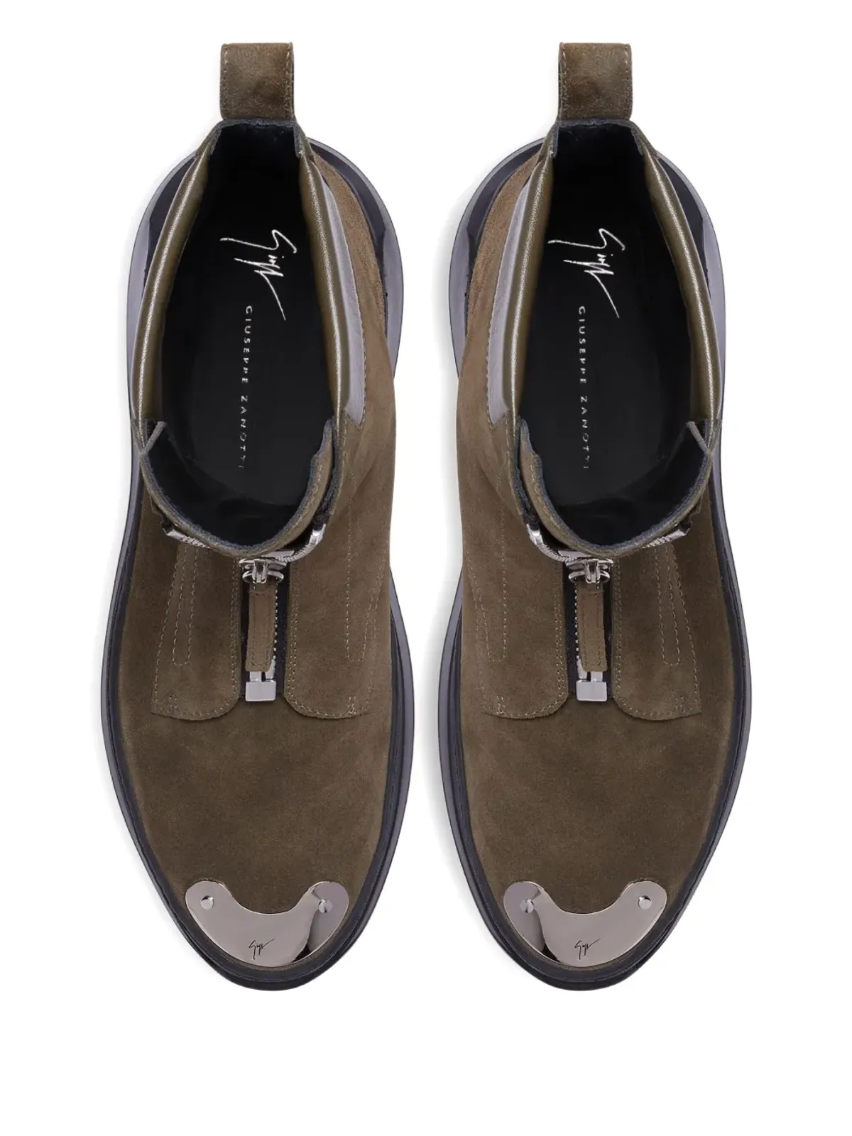 Giuseppe Zanotti デノエル ジップドブーツ - 画像4