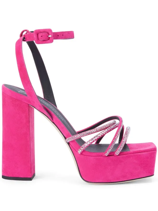 Giuseppe Zanotti Giuseppe Zanotti アルハマ エンブリッシュド・プラットフォーム・サンダル 120mmの商品画像
