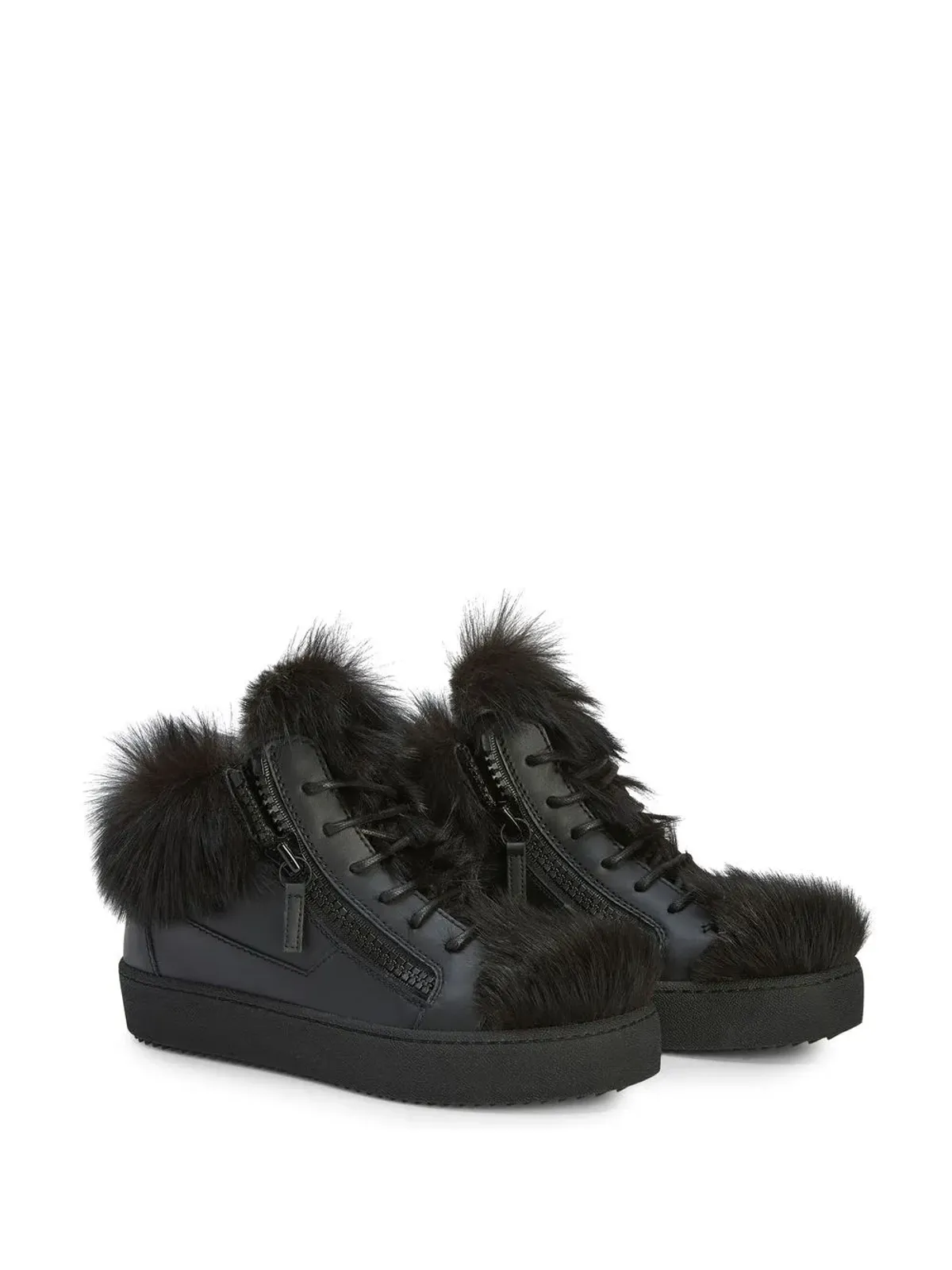 Giuseppe Zanotti Marlena Winter ミッドトップスニーカー - 画像2