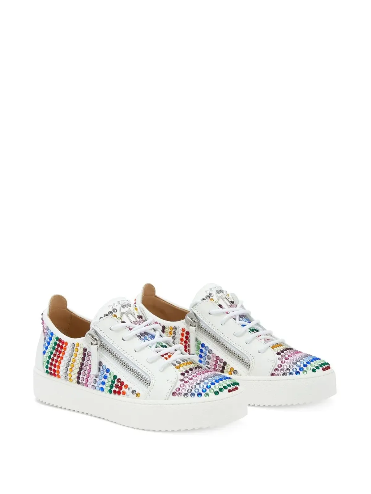 Giuseppe Zanotti Gail Strass スニーカー - 画像2