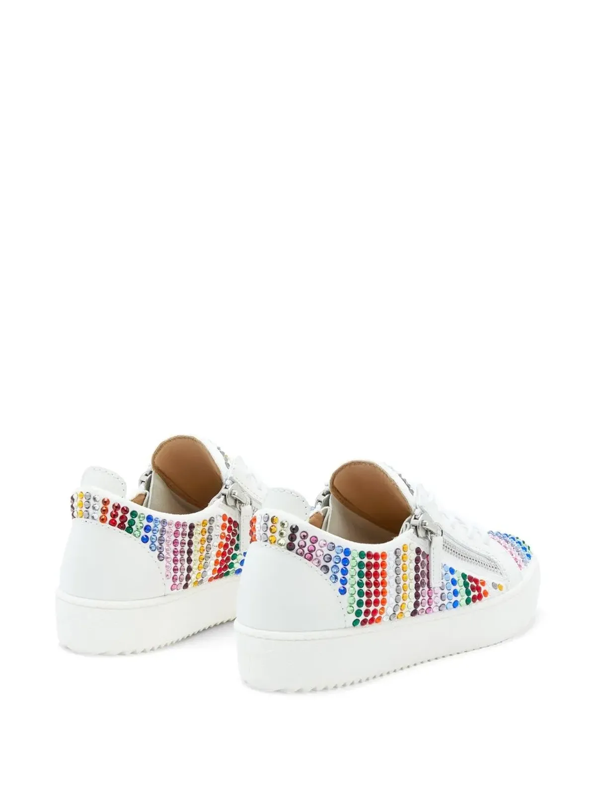Giuseppe Zanotti Gail Strass スニーカー - 画像3