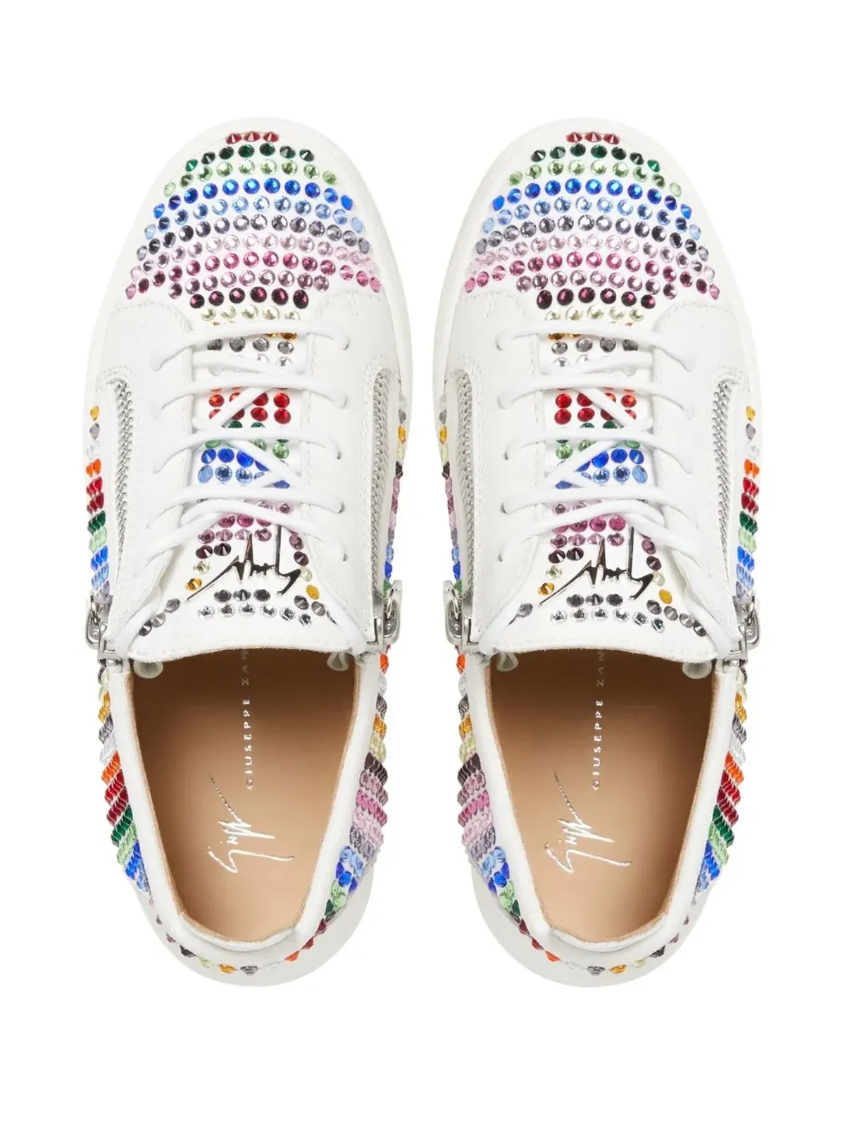 Giuseppe Zanotti Gail Strass スニーカー - 画像4