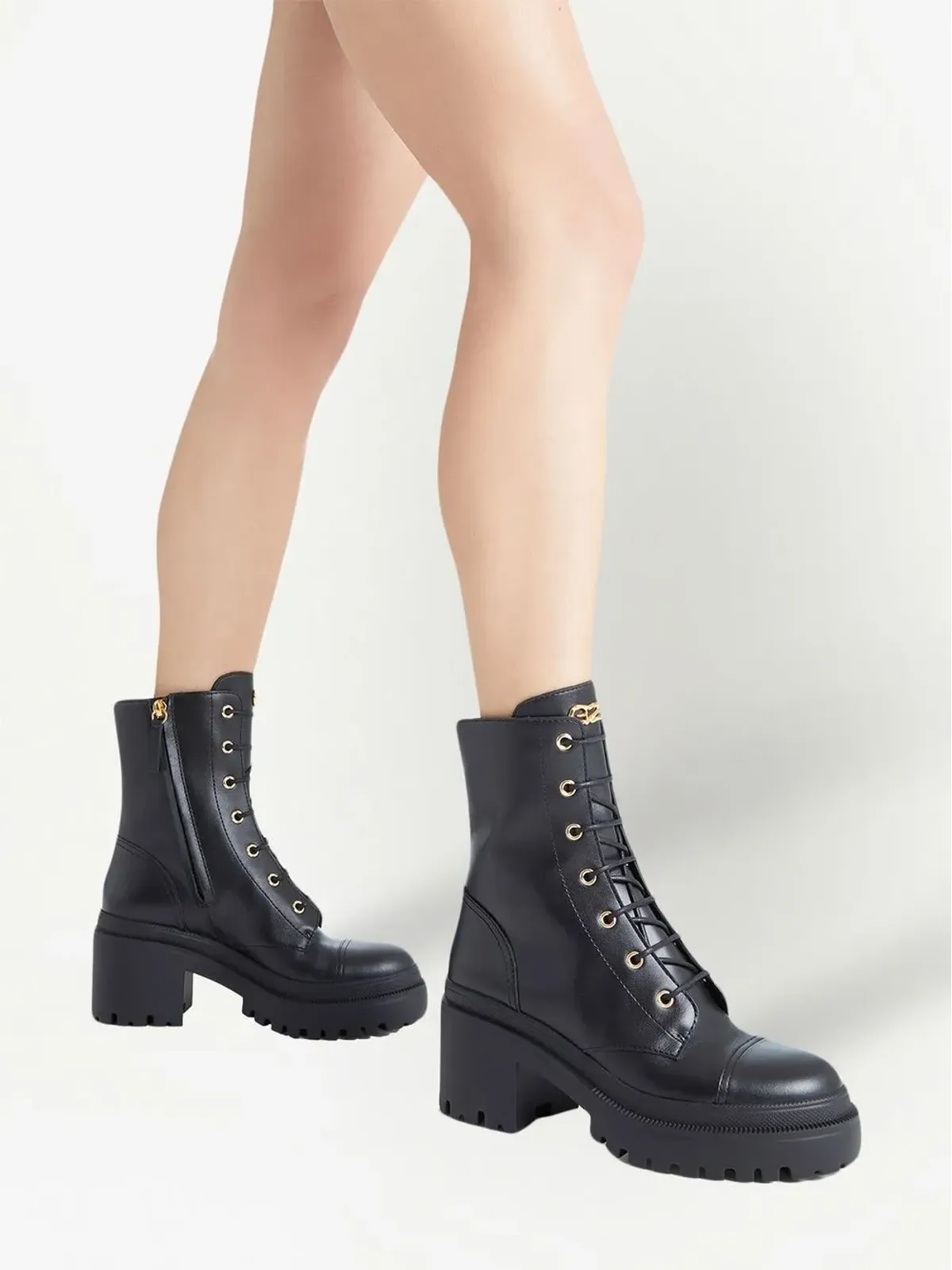 Giuseppe Zanotti Malakhy コンバットブーツ - 画像4