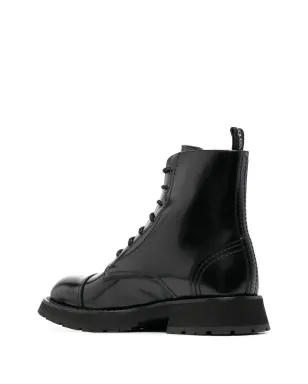 Alexander McQueen レースアップレザー アンクルブーツ - サムネイル3