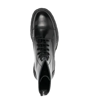 Alexander McQueen レースアップレザー アンクルブーツ - サムネイル4