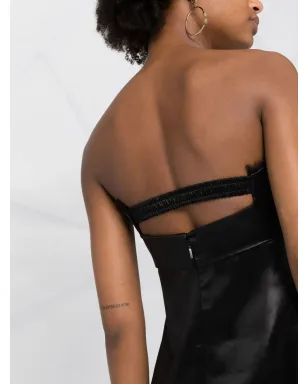 Saint Laurent ストラップレス ミッドレングス ドレス（ブラック） - サムネイル3