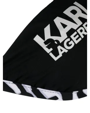 Karl Lagerfeld ロゴ・ゼブラトリム ビキニトップ - サムネイル3