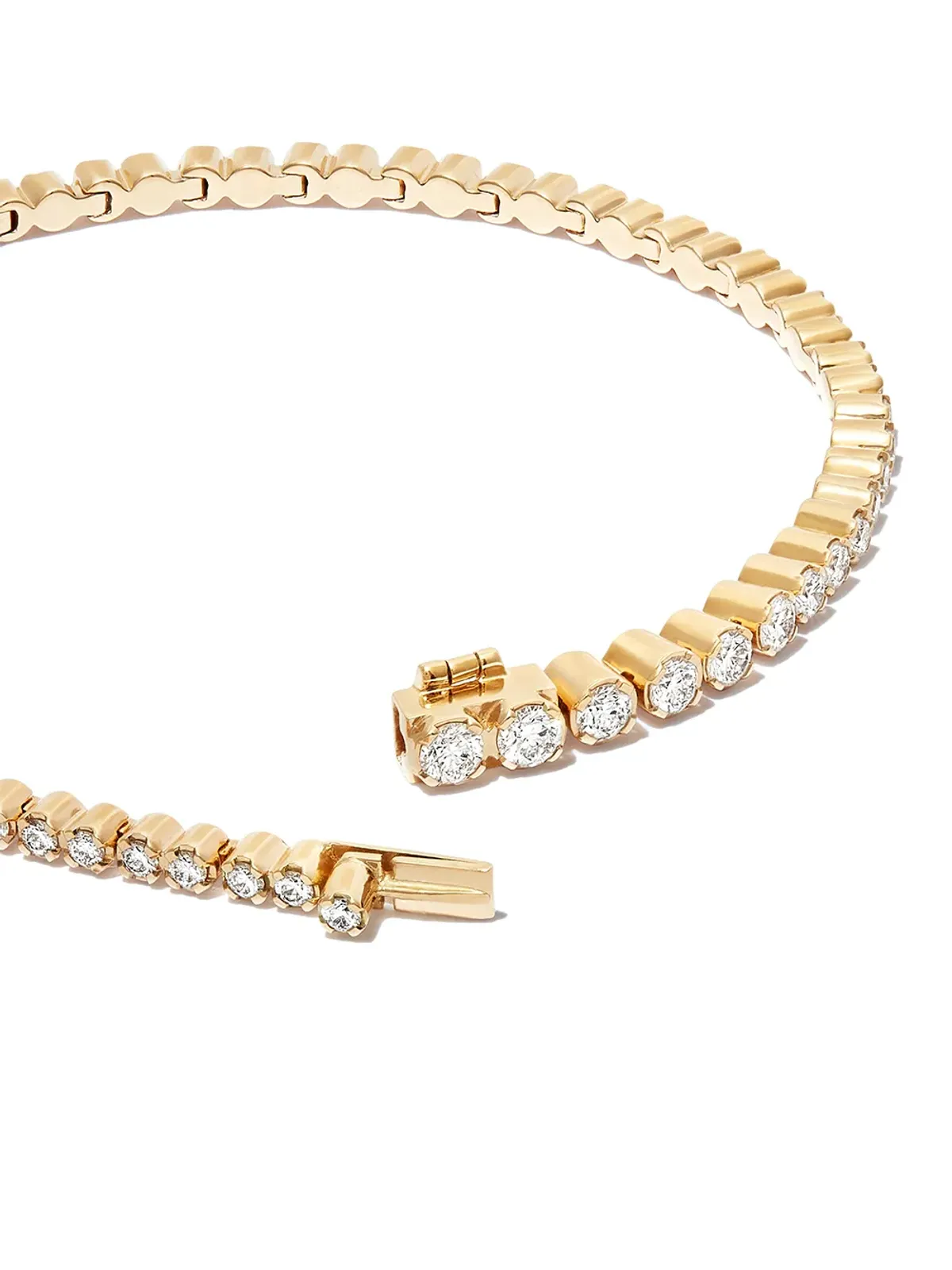 Sophie Bille Brahe 18K イエローゴールド ダイヤモンド テニスブレスレット - 画像2