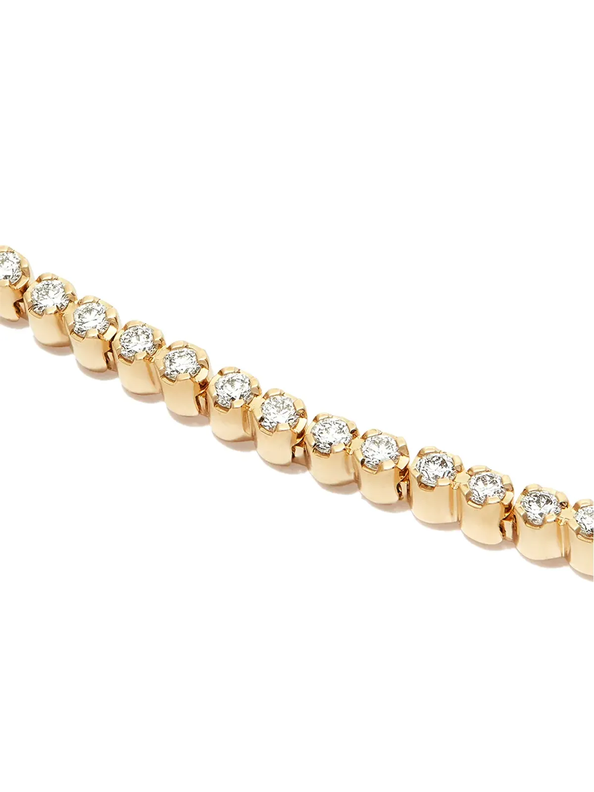 Sophie Bille Brahe 18K イエローゴールド ダイヤモンド テニスブレスレット - 画像3