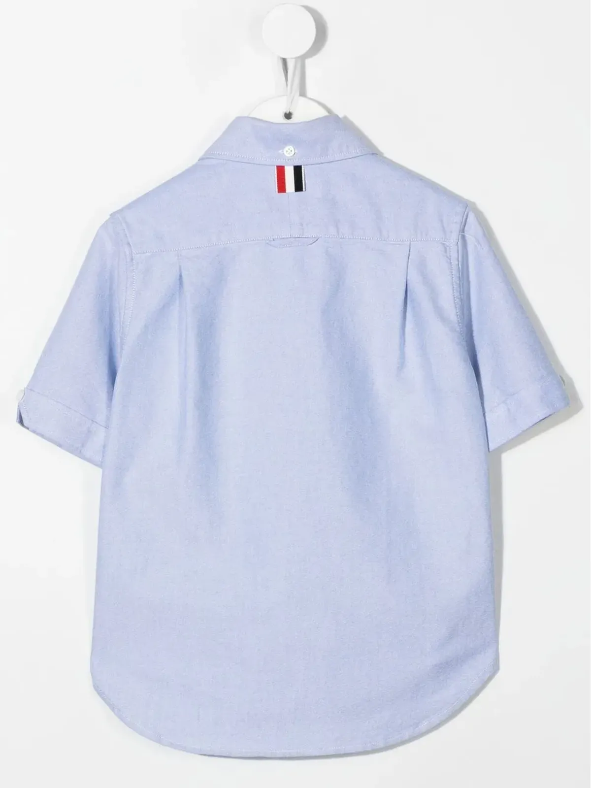 Thom Browne Kids ロゴパッチ半袖シャツ - 画像2