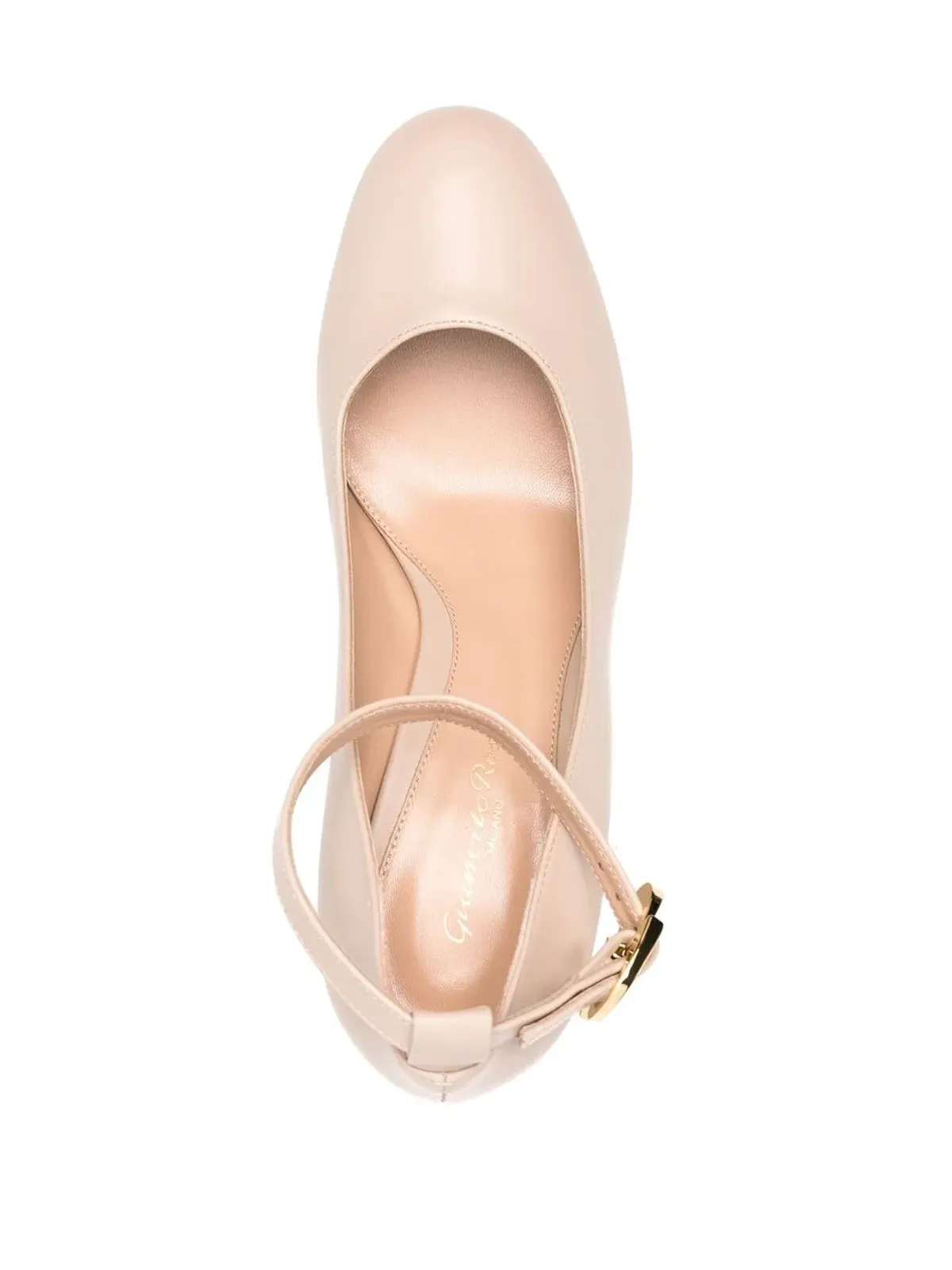 Gianvito Rossi Manila レザープラットフォームパンプス - 画像4