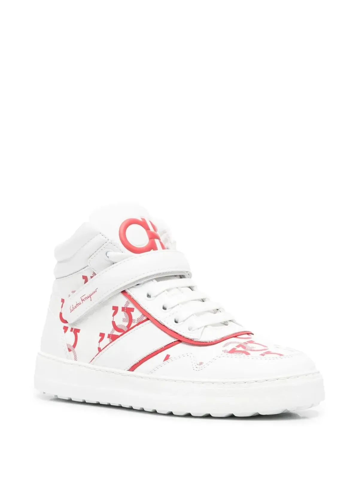Ferragamo Noè ハイトップ レザースニーカー - 画像2