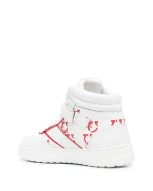 Ferragamo Noè ハイトップ レザースニーカー - サムネイル3