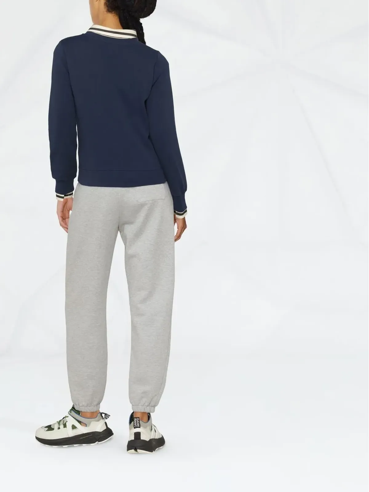 A.P.C. Tina ロゴ刺繍入り コットン スウェットシャツ - 画像3
