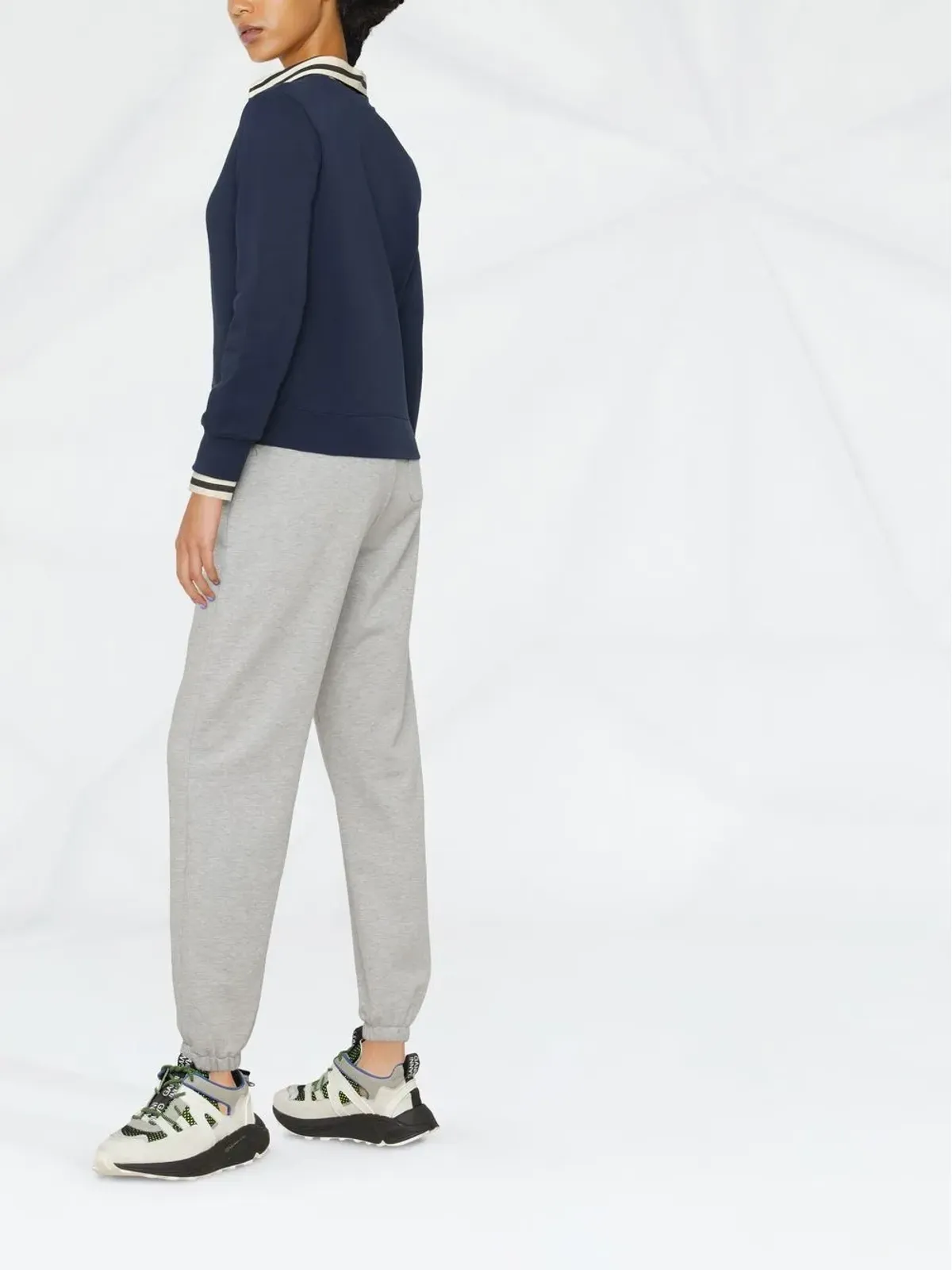 A.P.C. Tina ロゴ刺繍入り コットン スウェットシャツ - 画像4