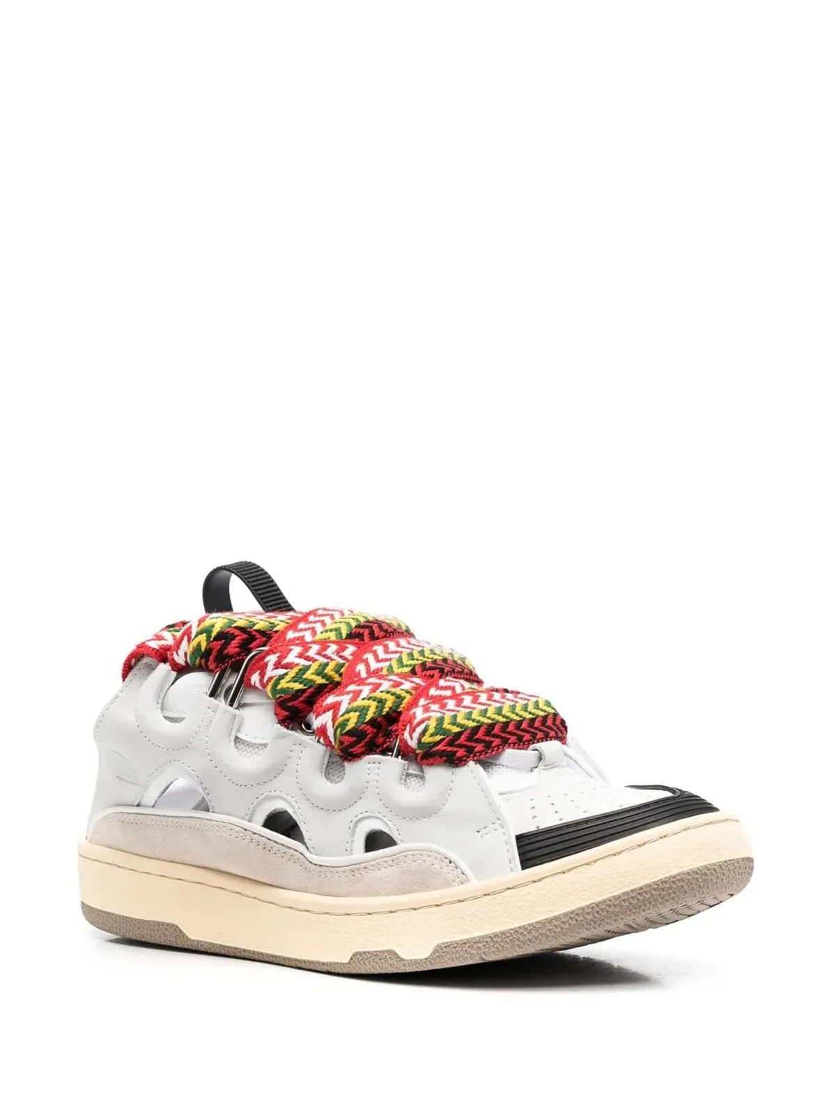 Lanvin ロートップ レザー スニーカー - 画像2