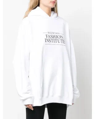 Balenciaga スローガンプリント フーディ - サムネイル3