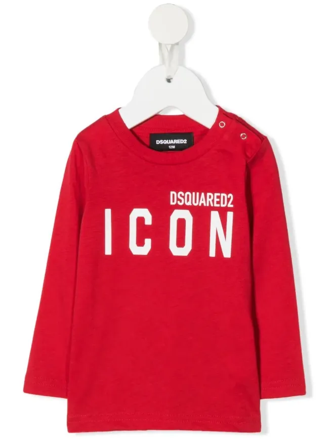DSQUARED2 KIDS DSQUARED2 KIDS アイコンロゴプリントTシャツの商品画像