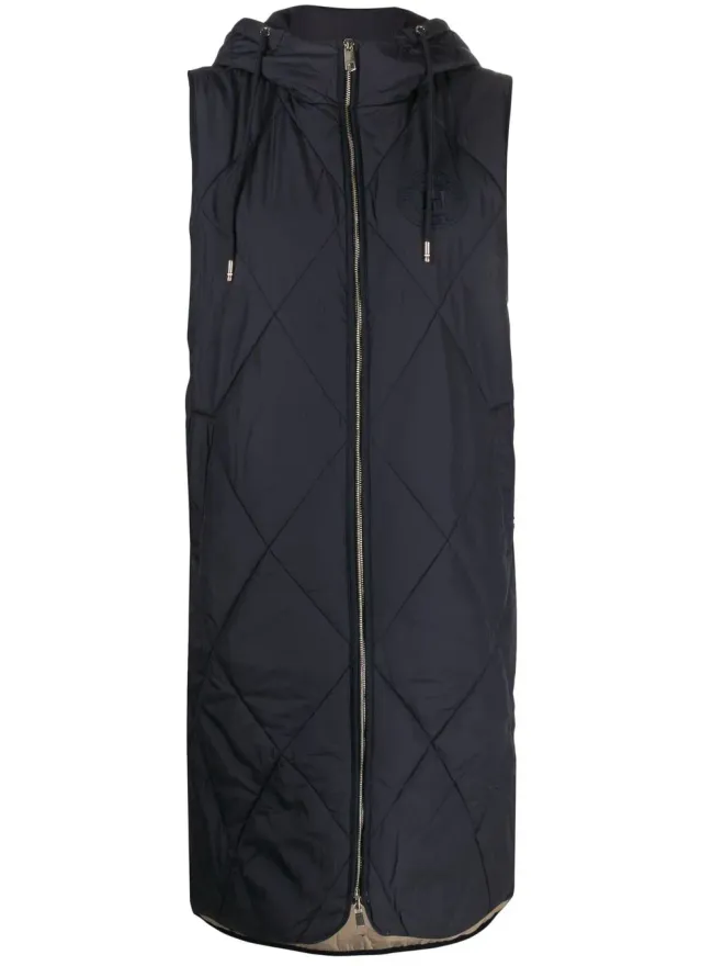 Tommy Hilfiger Tommy Hilfiger ソロナ キルテッド ロングベストの商品画像
