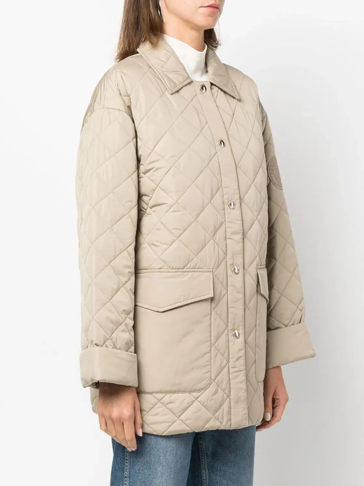 Tommy Hilfiger ボタンアップ・キルトコート - 画像3