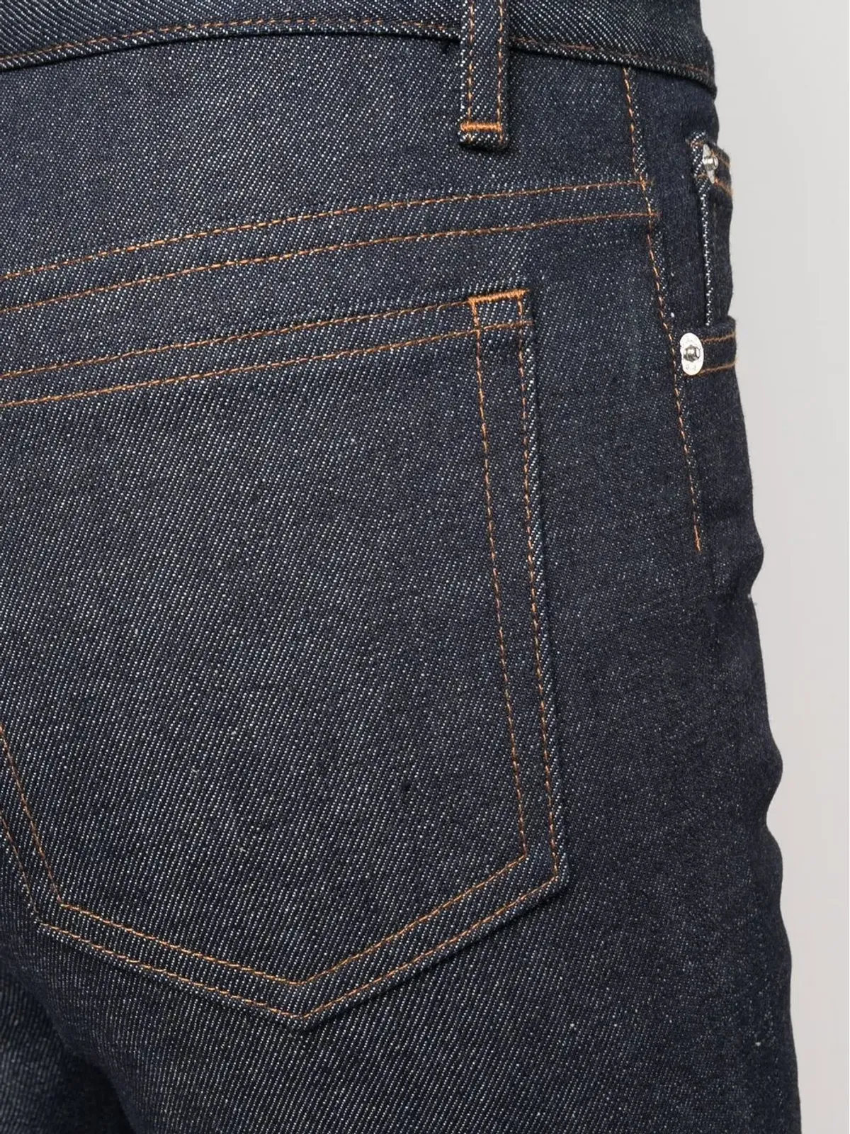 A.P.C. Petit New Standard コントラストステッチディテール ジーンズ - 画像5