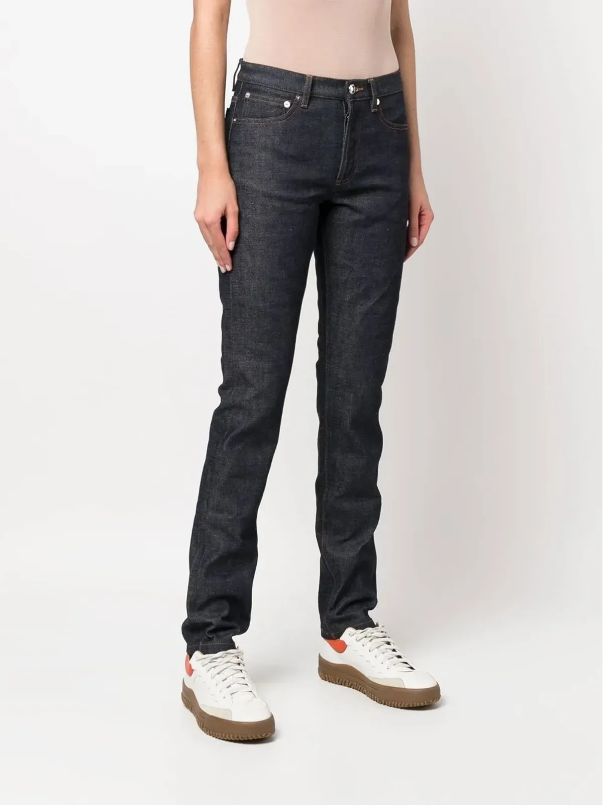 A.P.C. Petit New Standard コントラストステッチディテール ジーンズ - 画像3
