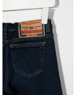 Diesel Kids ミッドライズ ブーツカット ジーンズ - サムネイル3